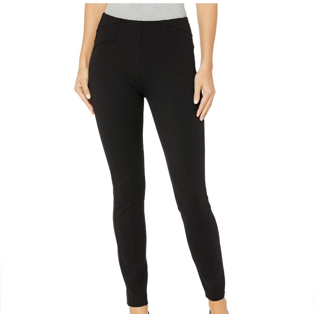 Liverpool Reese skinny legging size 12P black stretch ponte EUC